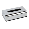 thumbnail image 1 of Facial Tissues Box Silver Plating Paper Container Vanity Tissue Organizer, 1 of 9