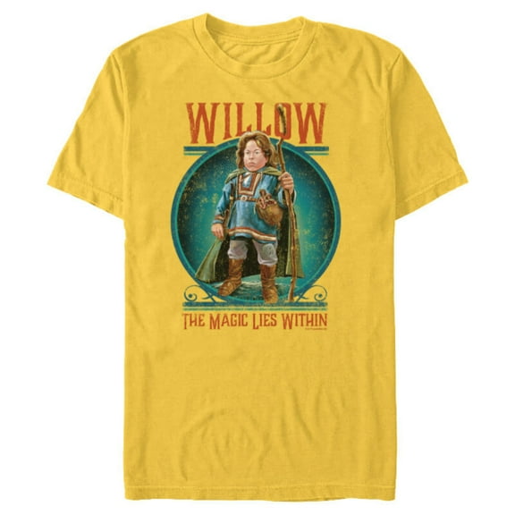 Lucasfilm Willow Movie Unlikely Hero The Magic Lies Within - Short Sleeve Blended T-Shirt for Adults - Customized-Yellow