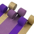 thumbnail image 2 of perfeclan 6 Rolls Crepe Paper Streamers Party Decorations DIY Craft Material Backdrop Party Streamers for Engagement Party, 2 of 9