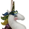 thumbnail image 4 of Northlight Plush Leaping Rainbow Unicorn Christmas Ornament - 6.5", 4 of 6