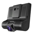 thumbnail image 1 of Sidaley Cámara de salpicadero DVR para coche 3 lentes cámara de marcha atrás grabadora de vídeo grabadora de cámara de coche Control de voz 24 H Paneles de instrumentos para automóviles Sidaley VI004004-00, 1 of 1