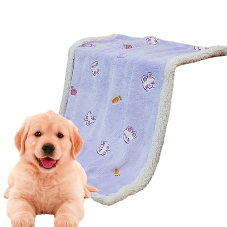 KYAIGUO Paw Dog Cat Blankets Soft Pattern Fleece Pet Blanket Warm Sleep Mat Puppy Kitten Blanket Doggy Mat for Couch Sofa Car Seat