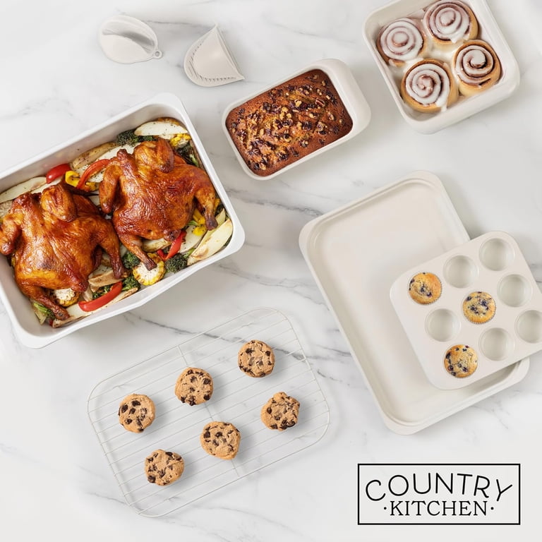 Cook With Color 8-Piece Stackable Nonstick Bakeware Set photo 2
