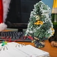 thumbnail image 3 of Household Desktop Mini Christmas Tree With Light Ornaments 30cm Christmas Party Decorative AccessoriesGold Tree, 3 of 11