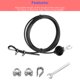 thumbnail image 3 of Gimnasio Ajustable Cable De Gimnasio Cuerda De Alambre Con Hebillas Cable De Ejercicio Portátil Cuerda De Acero Resistente Cable De Fitness Conveniente Para Gimnasio En Casa Eigraketly OD010758-01, 3 of 6
