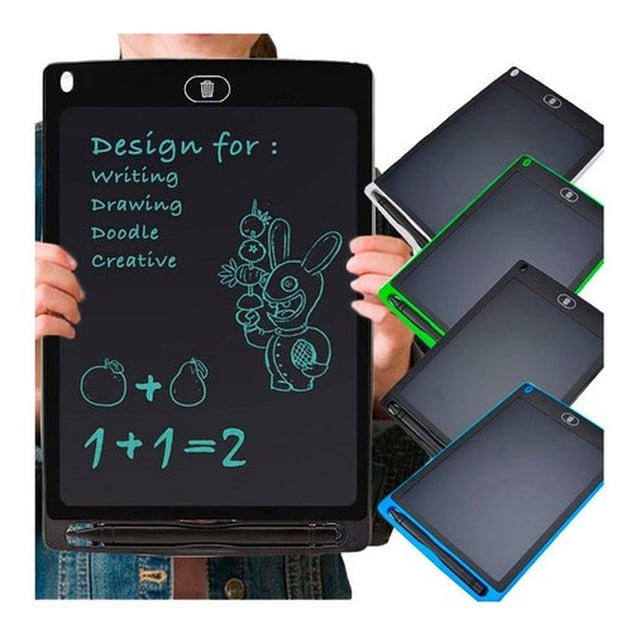 Pizarrón Mágico Tipo Tablet - Dibujar Escribir Pluma Lcd 8.5 Azul AVM Azul