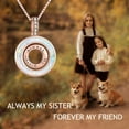 thumbnail image 3 of JKR Gifts for Sister from Brother/Sisters Sterling Silver Sister Necklace Graduation Birthday Gifts for Sisters, 3 of 9