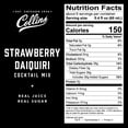Collins Strawberry Daiquiri Mix Made With Real Strawberry and Lime