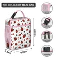 thumbnail image 2 of Ladybug Thermal Lunch Box – Reusable Cooler Bag with Carry Handle for Outdoor & Office Use, 2 of 5