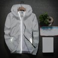 thumbnail image 2 of ORUYROP Sweat à Capuche Zippé pour Hommes, Mode Automne/hiver 2023, Veste Décontractée à Manches Longues, 2 of 5