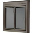 thumbnail image 4 of UniFlame Logan Medium Masonry Fireplaces Doors, Steel Frame with Smoke Tempered Glass, Oil Rubbed Bronze, Medium, 4 of 10