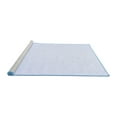 thumbnail image 2 of Ahgly Company Machine Washable Indoor Rectangle Solid Blue Modern Area Rugs, 7' x 10', 2 of 4