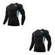 thumbnail image 2 of Sonducket Ropa interior térmica para hombre Deporte Medias de secado rápido Esquí de invierno Correr Capas de base cálidas Ropa deportiva 1609 gris,L 2piezas, 2 of 6