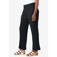 thumbnail image 3 of Jessica London Women's Plus Size Wide Leg Gauze Pant, 3 of 4