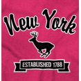 thumbnail image 2 of New York Cute Upstate Deer Souvenir Men's Graphic T Shirt Tees Brisco Brands X, 2 of 6