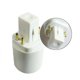 thumbnail image 3 of G24q 4 Pin 15mm To E27 E26 Screw Light LED BulbLamp Hold Adapter, 3 of 5