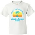 thumbnail image 3 of Inktastic Summer Enjoy the Sunshine Santa Monica California in Blue Youth T-Shirt, 3 of 5