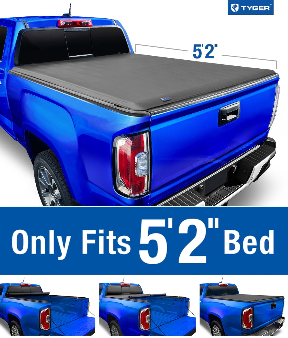 Tyger Auto T1 Soft Roll-up Truck Bed Tonneau Cover Compatible With 2015 ...