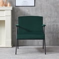 thumbnail image 3 of Yardi Yard Accent Arm Chairs for Bedroom, Comfy Reading Chair Upholstered Single Sofa Green, 3 of 10