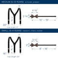thumbnail image 3 of European Kids Suspenders Set with a bow tie for babies, toddlers boys girls (Small, 09 Fast Food/Black), 3 of 5