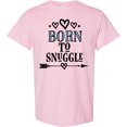 thumbnail image 3 of Inktastic Born to Snuggle T-Shirt, 3 of 5