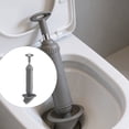 thumbnail image 2 of 7829 Toilet Plunger Professional Air Powered Drain Unclogger With Pressure Meter Declogger ABS Handle, 2 of 8