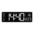 thumbnail image 1 of Relojes de pared LED con pantalla grande Reloj de pared digital para sala de estar oficina aula gimnasio tienda decoración ANGGREK  Otros, 1 of 8