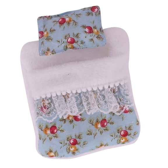 Popular Doll Bed Accessories With Detachable Pillow And Soft Sleeping Bag for 1-2 Generation Plush Figure Doll Decors