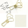 thumbnail image 2 of Binder Clips, Hollow Design Long Tail Small Binder Clips  For Documents For Clothes, 2 of 8