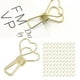 thumbnail image 1 of Clips De Carpeta Pequeños, 100 Clips De Carpeta De Diseño Hueco Para Boletos Para Ropa ANGGREK Otros, 1 of 8