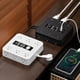 thumbnail image 5 of 16-in-1 Power Strip with Switch & Surge Protection, 16 in 1 Surge Protector, Flat Plug Power Strip Surges Protector, 16 Ac Outlets, 3 USB & 2 Type-C Ports, Time Display for Home,Office (#b-White), 5 of 7