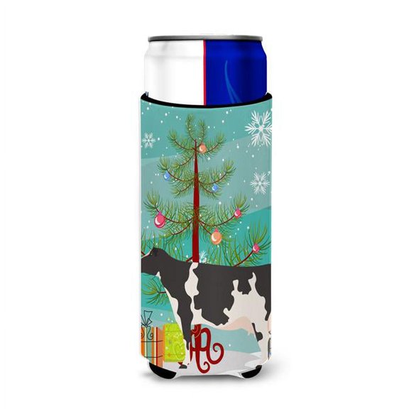 Carolines Treasures BB9189MUK Holstein Cow Christmas Michelob Ultra Hugger for Slim Cans