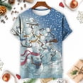 thumbnail image 1 of Camisetas para 2024, camiseta navideña para hombre, camisetas informales de manga corta de verano a la moda, ropa para hombre, camiseta navideña familiar, 1 of 4