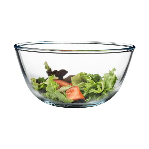 Simax 2.6 Quart Glass Mixing Bowl Large Glass Bowl Microwave & Oven