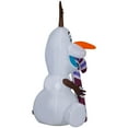 thumbnail image 6 of Airblown Inflatables 5 Foot Christmas Sitting Olaf Holding Candy Cane Disney, 6 of 6