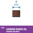 thumbnail image 2 of Dremel 114-408 Bandes pour Ponceuse,5 Po, Gros, 2 of 4