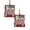 2Pcs Red, variant on Leojiow 2Pcs Fishing Ornament Fishing Gear Ornament Fishing Christmas Tree Hanging Fishing Tackles Ornament Fishing Lover Fisherman Ornament 8Cm