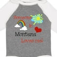 thumbnail image 4 of Inktastic Someone in Montana Loves Me Boys or Girls Long Sleeve Baby Bodysuit, 4 of 5