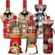 thumbnail image 4 of Decoraciones de lujo para el hogar, adornos de muñeco de nieve de Papá Noel, decoración navideña para fiesta de Navidad, funda para botella de vino, novedad de 2022, 4 of 4