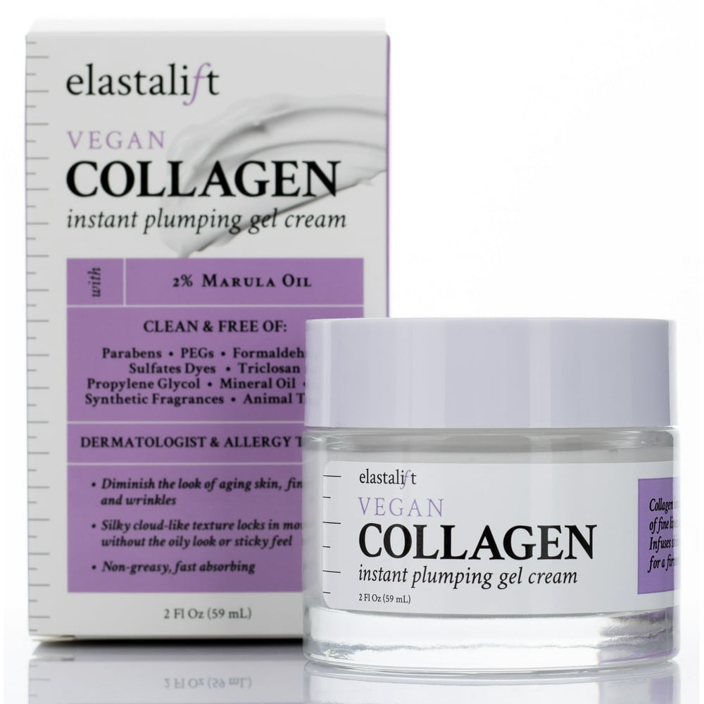 Elastalift Vegan Collagen Instant Plumping Gel Face Cream 2 fl oz (59mL