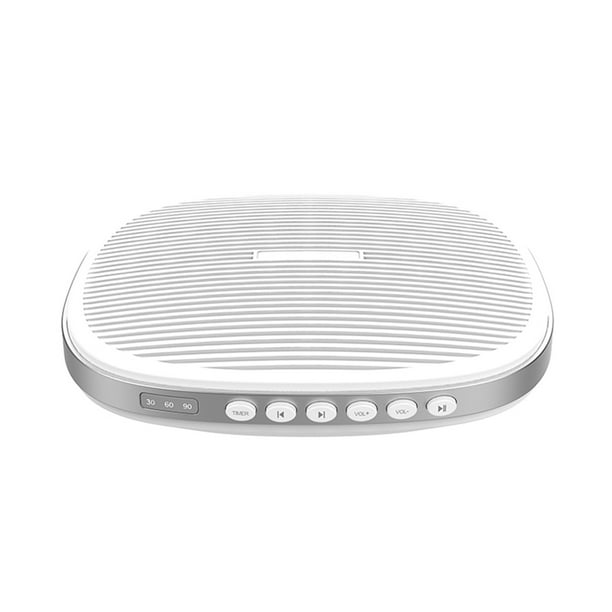 Máquina del sueño Máquina ultrafina de escritorio para dormir para bebés, máquina de ruido blanco, máquina de sonido para dormir, 20 sonidos relajantes, 30/60/90 min, temporizador, volumen ajustable, Meterk Máquina del sueño