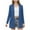 01 Blue, variant on Women's Lightweight Sweaters Button Cuff Long Sleeve Knit Open Front Jacket Casual Fall Coat with Pockets