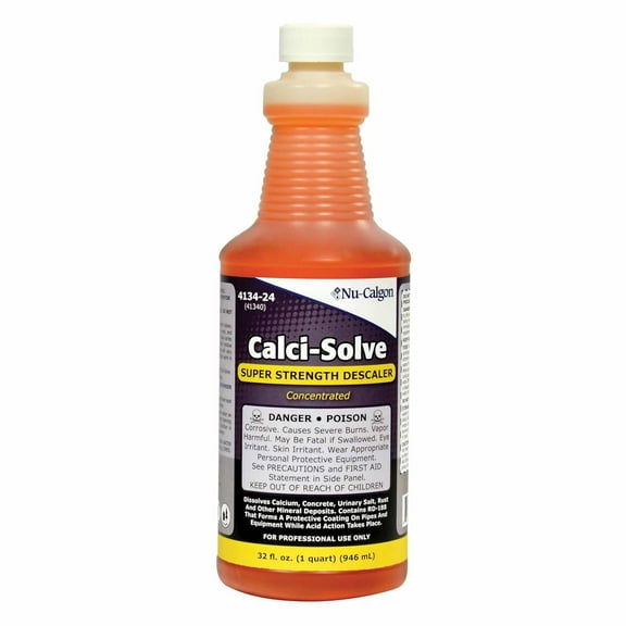 Nu-Calgon 4134-24 Calci-Solve Super Strength Descaler (1 qt. Bottle)