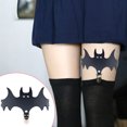 thumbnail image 2 of Intimates Lady Adjustable Halloween Bat Wing Thigh Leg Stockings Suspender Garter Belt, 2 of 2