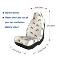 thumbnail image 2 of Goofa Sea Turtle Printed Car Seat Covers, Automotive Seat Covers for Cars Trucks and SUVs, Quick Setup Universal Fit Elastic Seat Covers-2 PCS, 2 of 6
