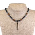 thumbnail image 4 of Bluerica Wood Surfboard On Black Coconut Shell Beads Necklace, 4 of 5