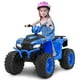 thumbnail image 1 of Costway Coche cuádruple eléctrico de 4 ruedas ATV para niños de 24 V con conexión inalámbrica azul, 1 of 4