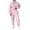 Pink _BJ10, variant on Lumtrix Women 2 Piece Outfits Sweatsuit Oversized Half Zip Sweatshirt Wide Leg Sweatpant Casual Lounge Matching Set Tracksuit Khaki 3XL