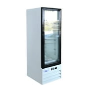 9.1 cuft 21 inches width Commercial Refrigerator Glass 1-Door Merchandiser Display Cooler Case Fridge ,   110V, Restaurant Kitchen Cafe NSF G258-BMF