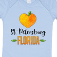 thumbnail image 4 of Inktastic St. Petersburg Florida Orange in Heart Boys or Girls Baby Bodysuit, 4 of 5